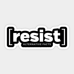 RESIST alternative facts Sticker